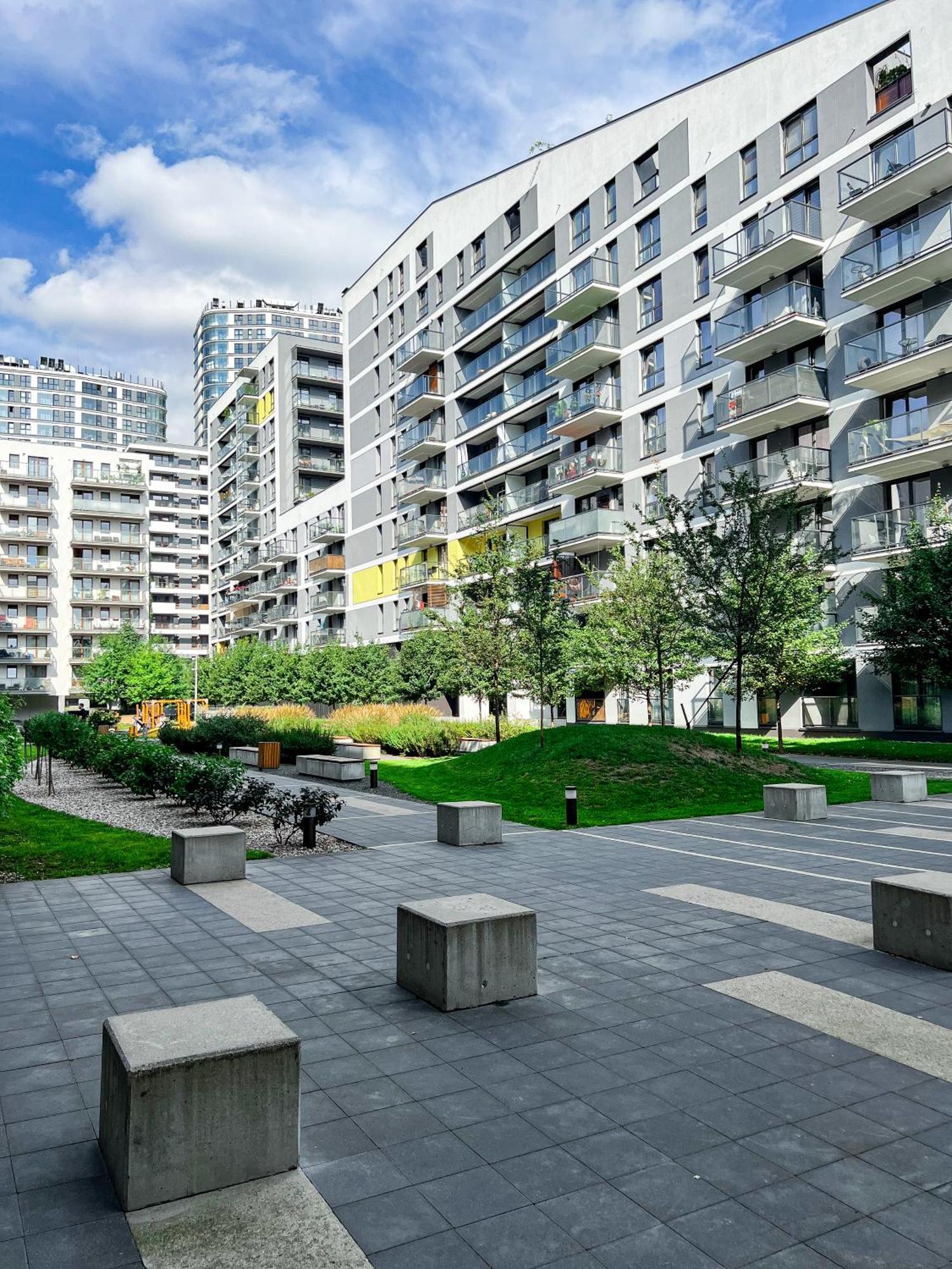 Nowoczesny Apartament - Blisko Centrum 바르샤바 외부 사진
